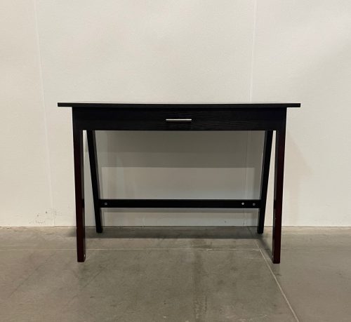 dark brown desk with drawer 1