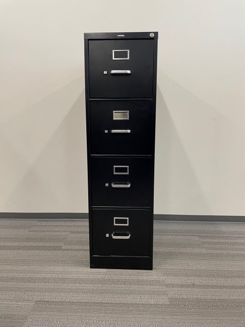 tall filing cabinet black 1